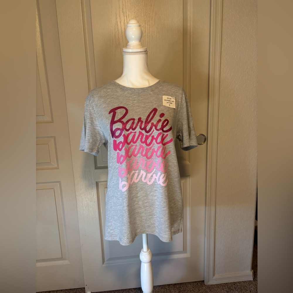 Barbie Gray T-Shirt by Hybrid Apparel Adult Size Small